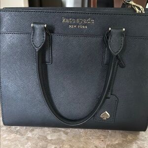 Kate Spade Black Saffiano Leather Satchel